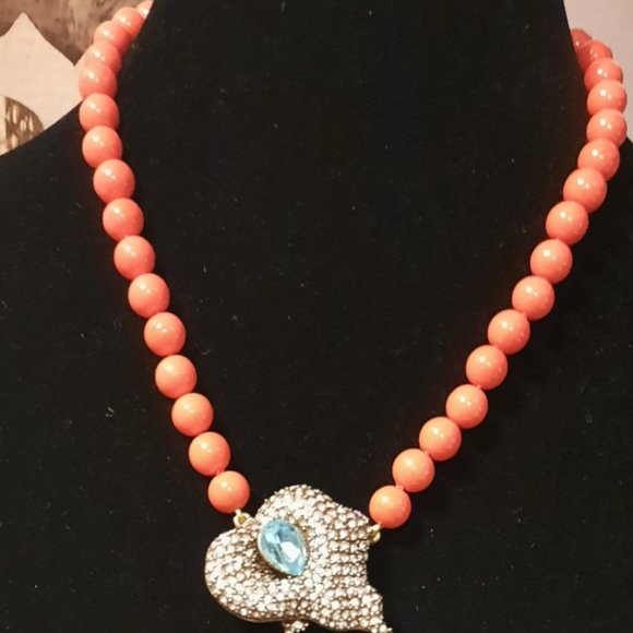 Heidi Daus coral flower exchange (magnetic transposable   pendants) - Picture 13 of 13